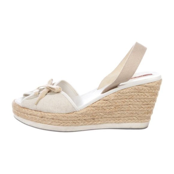 Prada | Calzature Donna Wedge Espadrilles - Picture 1 of 13
